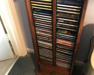 CDs & CD tower