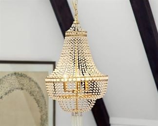 2 Available New in box- 2 Pottery Barn Taryn Chandeliers