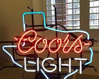 Neon Coors Light Sign