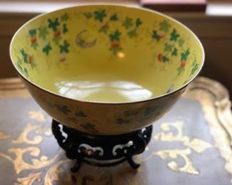 Vintage oriental porcelain bowl