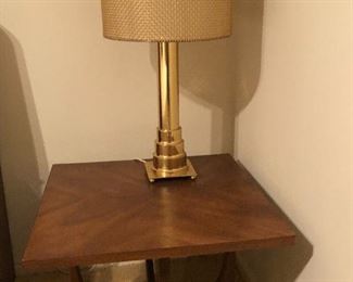 Vintage European made brass lamp