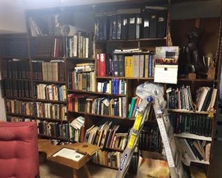 Library of medical books and more books 