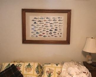 queen bed and outerbanks fish chart 