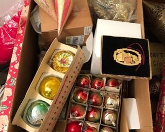Vintage Christmas Ornaments and Decor