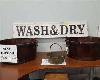 Lg Wash and Dry decorative sign
