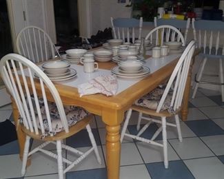 Breakfast table and chairs