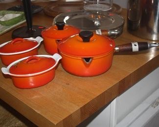 MORE LE CREUSET PANS