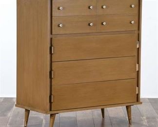 Carlton House Mid Century Modern Tall Dresser