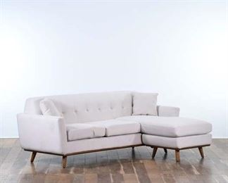 Contemporary Mid Century Style Sectional Sofa