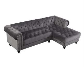 Mercer41 Harmond Right Hand Chesterfield Sectional