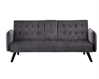 Mercer41 Cricklade Gray Velvet 72" Sleeper Sofa
