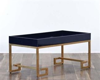 Modernist Gilt Bracket Frame Butler'S Coffee Table