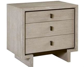 Brayden Studio Keiper 3 Drawer Nightstand