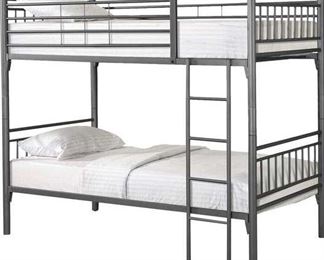 Viv + Rae Alberto Twin Over Twin Black Bunk Bed