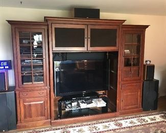 LARGE entertainment center (speakers not available)