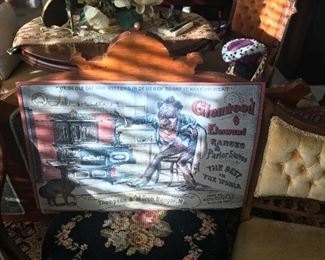 Needlepoint stool & stove co. advertisment