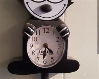 Felix the cat clock