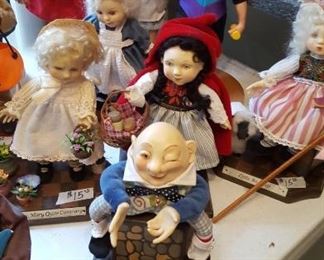 Collectible Nursery Rhyme dolls