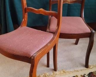 Two of six chairs