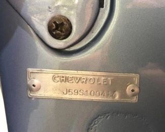 1959 Corvette Convertible in Frost Blue! To register for this and all the other items in this sale, please visit: www.aikenvintage.hibid.com