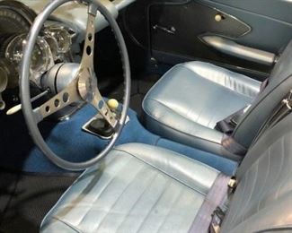 1959 Corvette Convertible in Frost Blue! To register for this and all the other items in this sale, please visit: www.aikenvintage.hibid.com