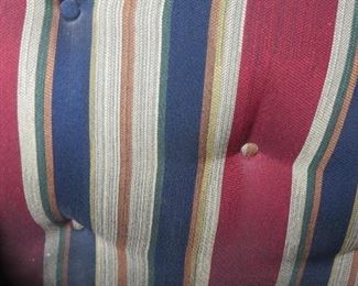George III Mahogony Framed Upholstered Sofa (detail of fabric) - excellent condition
