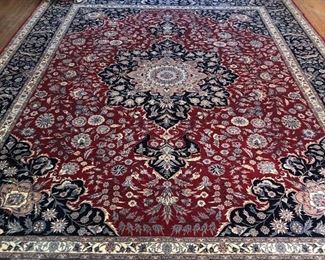 Tabriz Persian Hand knotted 100% Wool  (just cleaned)
approx. 13'.6" x 10'
