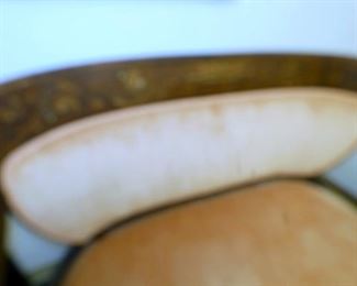 VICTORIAN SEATEE W/INLAY