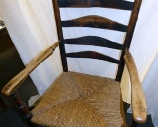 LATE 1700'S LADDERBACK CHAIR