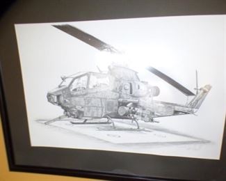 VIEW 2 CLOSEUP SIGNED PEN & INK