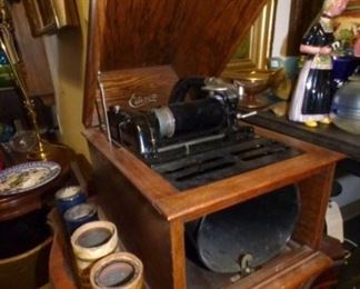 OAK EDISON CYLINDER PLAYER