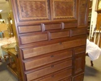 VIEW 2 1800'S ORIENTAL SHIPS CHEST