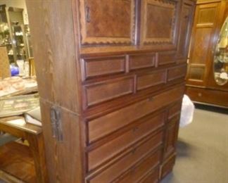 1800'S ORIENTAL SHIPS CHEST