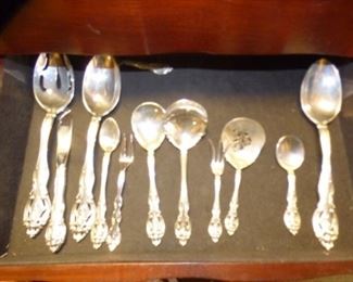 VIEW 4 BOTTOM DRAWER STERLING SPOONS