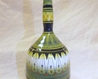 EARLY 11IN. DECORATED ART VASE