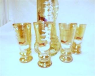 VIEW 2 W/HANDPAINTED TUMBLERS