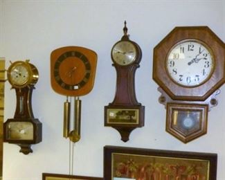 SEVERAL EARLY WALLCLOCKS