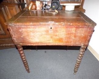 MID 1800'S PINE DEPOT DESK
