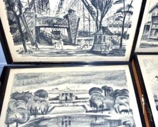 15X19 MARTIN LINSEY LITHOGRAPHS