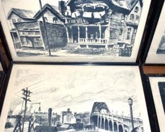 15X19 MARTIN LINSEY LITHOGRAPHS