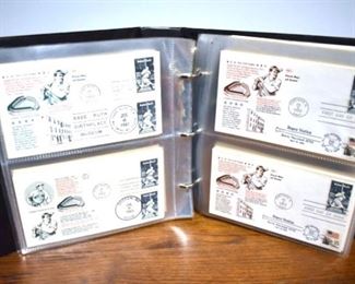 VIEW 2 W/SEVERAL BASEBALL STAMPS