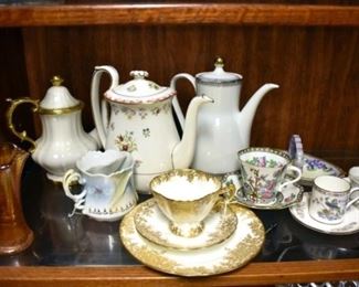 ENGLISH CHINA/TEA POT/COFFEE POT