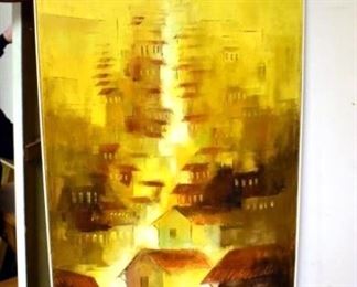 20X40 ORG. OIL ON CANVAS SIGNED JUAN R. NOOVER