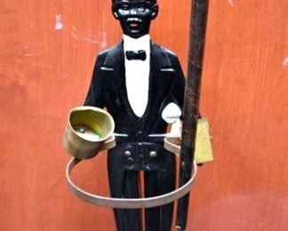 VIEW 2 CLOSEUP BLACK AMERICANA UNBRELLA STAND