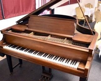 VIEW 2 CLOSEUP BABY GRANDE PIANO BY CHICKERING