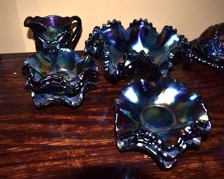 PURPLE CARNIVAL GLASS