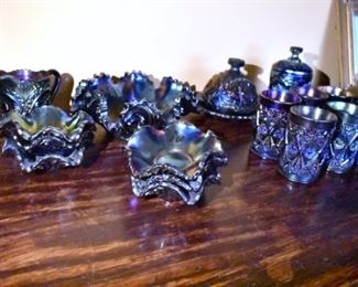 PURPLE CARNIVAL GLASS