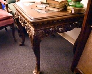 VIEW 2 SIDE CARVED W/QUEEN ANNE SHELL FEET