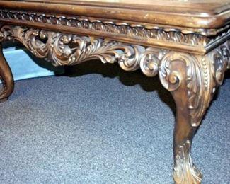 VIEW 2 CLOSEUP CARVINGS & FEET