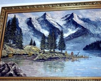 VIEW 2 CLOSEUP OIL ON CANVAS